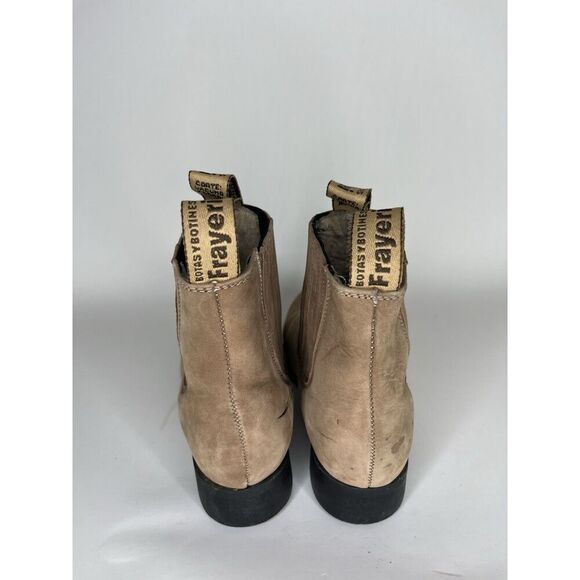 Frayeri Booties Youth Size 2 Brown Tan Suede - Picture 5 of 16